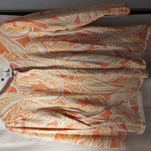 Carole Little paisley cardigan, large